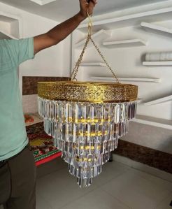 Traditional Decoration Crystal Hanging Chandelier For Wedding Venues, Living Room Etc