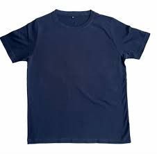 Mens Cotton Oversized Navy Blue Round Neck T-Shirts