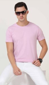 Mens Premium Poly Cotton Melange Round Neck T-Shirts