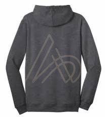 Mens Pure Cotton Charcoal Hoodies