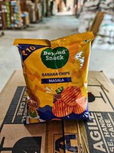 Beyond Snack Masala Flavour Banana Chips, Packaging Type : Packet