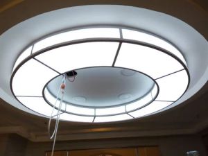 PVC Round Stretch Ceiling, Thickness : 0.18mm To 0.25mm