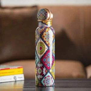 Printed Copper Water Bottle