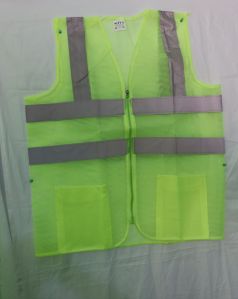 90GSM Net Safety Green Jacket L, Xl, Gender : Unisex