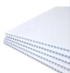 White PP Corrugated Sheets