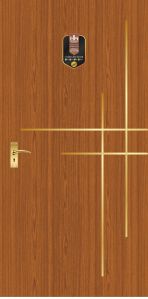 Golden SS Profile Laminated Mica Door By Highwood Hw 507