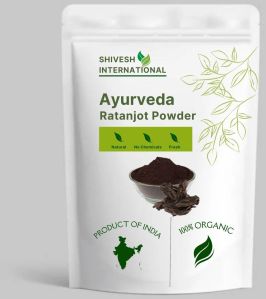 Ayurveda Ratanjot Powder, Color : Brown, Packaging Type : Plastic Packets