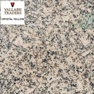 Crystal Yellow Granite Slab