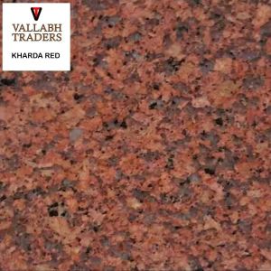 Polished Kharda Red Granite Slab For Countertop, Flooring