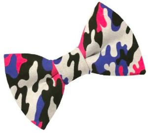 Printed Cotton Dog Bows Standard, Technics : Machine Made