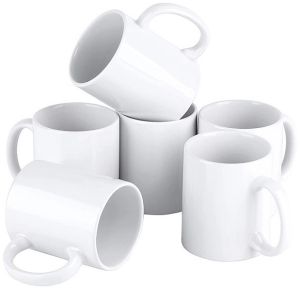 Ceramic Plain Polished Sublimation Mugs, Color : All Antique, Contemproray, Modern Medium, 11oz