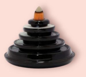 Polished Resin Black Smoke Fountain, Weight : 300 Grams For Gifting