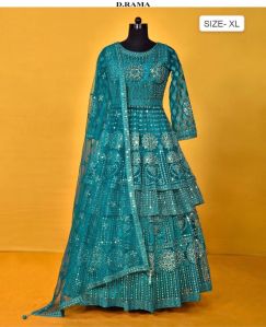 D.Rama Embroidered Bridal Lehenga