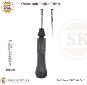 Metal Orthodontic Implant Driver Set, Color : Grey