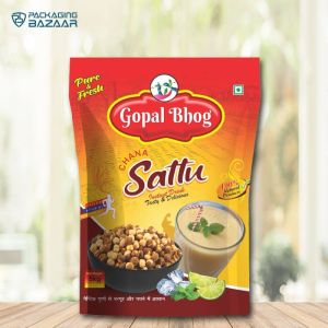 BOPP Printed Sattu Packaging Pouch, Closure Type : Heat Seal