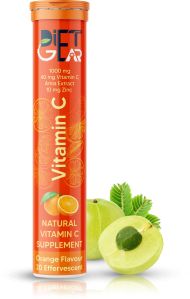 Vitamin C Effervescent Tablet 1000mg (20 Tablets) (orange Flavour)