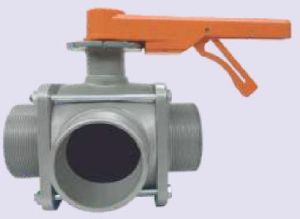 Stainless Steel Three Way Ball Valve Standard For Irrigation