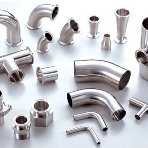 Polished Stainless Steel Pipe Fittings, Color : Grey