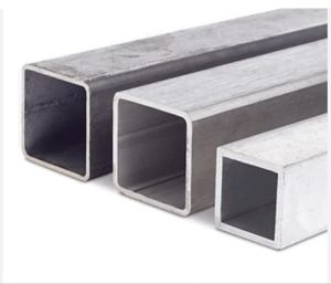 Polished Stainless Steel Square Pipes, Color : Grey