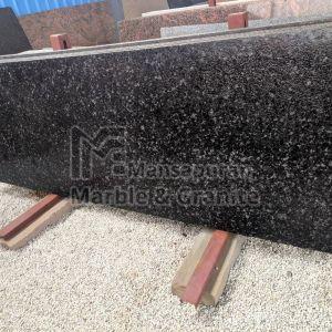 Cat Eye Black Granite Slab For Flooring