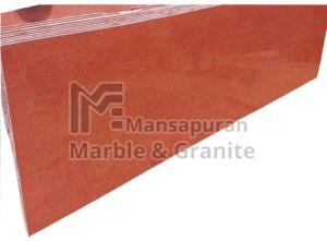 Red Polished Finish Granite Slab For Flooring