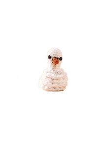 Crochet Stuffed Swan Toy