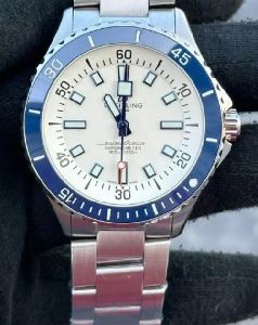 Breitling Super Ocean 44 Kelly Slater Steel White Dial Swiss Automatic Watch