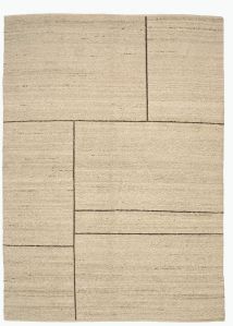 Loom Knotted Geometrical Carpet