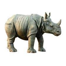 Fiberglass Rhino Statue