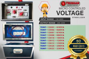 Trishan microcontrolled voltage stabilizer for dj