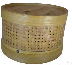 Novokart Round Bamboo Container Of Masala, For Home, Size : 20'x10'x8.6'