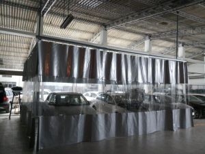 Car washing curtain