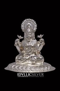 Silver Laxmi statue
