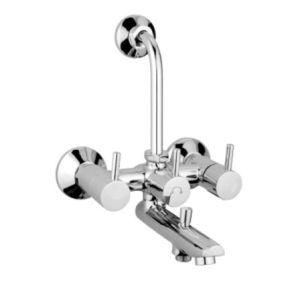 Flora Collection Brass 3 In 1 Wall Mixer System