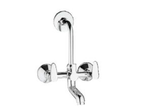 Leaf Collection 3 In 1 Brass Wall Mixer