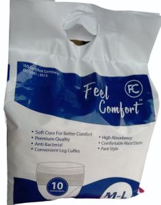 feel comfort pull up- m adult diapers