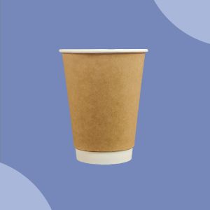 350ml disposable double wall paper cups(Pack of 50)