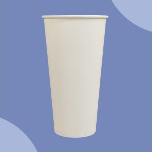 550ml Single Wall disposable paper cups(Pack of 100)