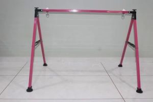 Pink Stainless Steel Baby Cradle