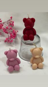 Scented teddy candles