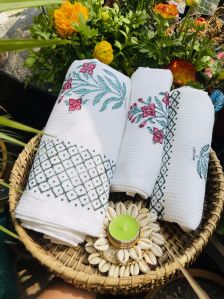 Waffle towel set