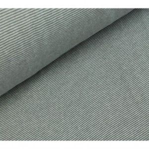 Grey Cotton Rib Fabric