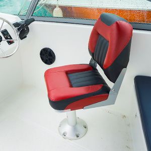 Low folding boat seats