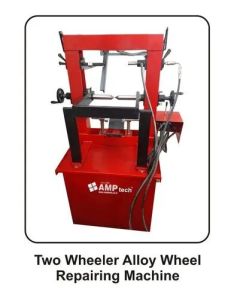 Two Wheeler Alloy Wheel Repair Machine