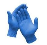 Non Sterile Blue Nitrile Examination Gloves