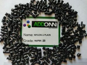 Black Reprocessed Nylon 6 Plain Granules