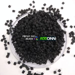 pbt gf black plastic compound