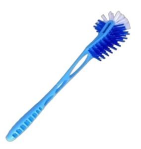 Double Sided Bristle Plastic Toilet Cleaning Brush
