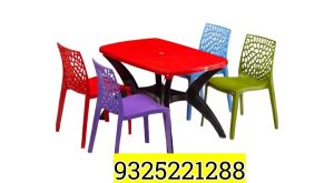 Butterfly Web Chair And Cross Leg DC Table Set