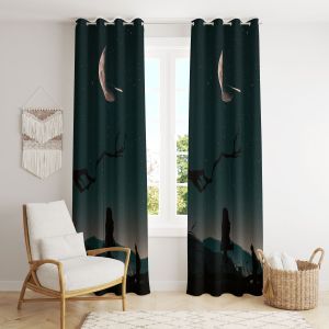 Fancy Printed Polyester Curtains